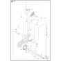 Rail Assembly for Husqvarna K1270 Disc Cutters