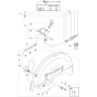 Water Hose Assembly for Husqvarna K1270 I Disc Cutter