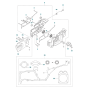 Crankcase Assembly for Husqvarna K1270 II Smartguard Disc Cutter