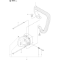 Gear Housing Assembly for Husqvarna K3000 Disc Cutters