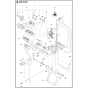 Spray System Assembly for Husqvarna K3000 Cut N Break Disc Cutters