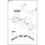 Handle Assembly for Husqvarna K3600 Mkii Disc Cutters