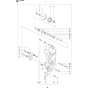 Lever Assembly for Husqvarna K3600 Mkii Disc Cutters