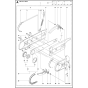 Cutter Arm Assembly for Husqvarna K650 Cut N Break Disc Cutters