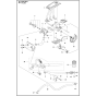 Valves Assembly for Husqvarna K6500 Ring Disc Cutters