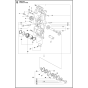 Chassis / Frame Assembly for Husqvarna K6500 Ring Disc Cutters