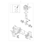 Short Block-2 Assembly for Husqvarna K760 Disc Cutters