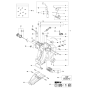 Fuel Tank Assembly for Husqvarna K760 Disc Cutters