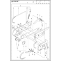 Cutter Arm Assembly for Husqvarna K760 Cut N Break Disc Cutters