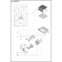 Air Filter Assembly for Husqvarna K760 Cut N Break Disc Cutters