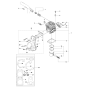 Cylinder, Piston & Muffler Assembly for Husqvarna K770 Disc Cutters