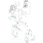 Blade Guard Assembly for Husqvarna K770 Dry Cut Disc Cutter