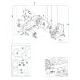 Crankcase Assembly for Husqvarna K770 Rescue Disc Cutter