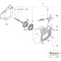 Starter Assembly for Husqvarna K770 SmartGuard Disc Cutter