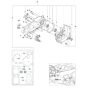 Crankcase Assembly for Husqvarna K770 SmartGuard Disc Cutter