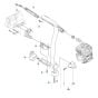 Support Assembly for Husqvarna K770 SmartGuard Disc Cutter