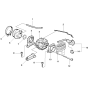 Carburetor Assembly for Husqvarna K950 Rescue Disc Cutters