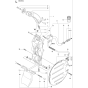 Guards Assembly for Husqvarna K960 Ring Disc Cutters