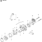 Carburetor Assembly for Husqvarna K960 Ring Disc Cutters