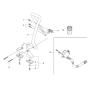 Handle Assembly for Husqvarna K970 Disc Cutters