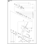 Level Assy Assembly for Husqvarna K970 Ring Disc Cutters