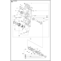 Chassis / Frame Assembly for Husqvarna K970 Ring Disc Cutters