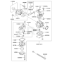 Carburettor for Kawasaki KBL26A Brushcutter