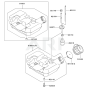 Fuel Tank / Fuel Valve for Kawasaki KBL26A Brushcutter