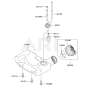 Fuel Tank / Fuel Valve for Kawasaki KBL27B Brushcutter