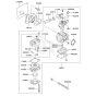 Carburettor for Kawasaki KBL34A Brushcutter