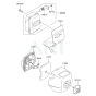 Air Filter / Muffler for Kawasaki KCL600A Hedge Trimmer