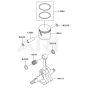 Piston / Crankshaft for Kawasaki KCS525AC Hedge Trimmer