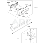 Pipe / Handle / Guard for Kawasaki KCS600A Hedge Trimmer