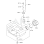 Fuel Tank / Fuel Valve for Kawasaki KEL26A Edgers