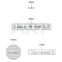 Label for Kawasaki KEL26A Edgers