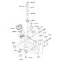 Fuel Tank / Fuel Valve for Kawasaki KHD600A Hedge Trimmer