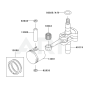 Piston / Crankshaft for Kawasaki KHD600B Hedge Trimmer
