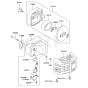 Air Filter / Muffler for Kawasaki KHS1100A Hedge Trimmer