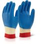 Blue Kevlar Knitted Protection Gloves Fully Latex Coated Blue Small - 896 2834