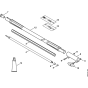 Carbon Drive tube extension 1 m HT-KM, HL-KM for Stihl KM100 KM100R KM110R KombiEngine