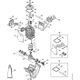 Engine Dia. 43 mm for Stihl KM131 KM131R KombiEngine