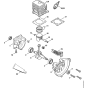 Crankcase, Cylinder for Stihl KM85 KM85R KombiEngine