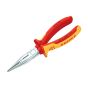 Snipe Nose Side Cutting Pliers (Radio) VDE Certified Grip 160mm by Knipex - 25 06 160 SB