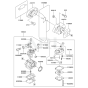 Carburettor for Kawasaki KRB400A Blower