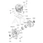 Cylinder / Crankcase for Kawasaki KRB750AC Blower