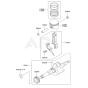 Piston / Crankshaft for Kawasaki KWN30A Pump