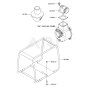 Frame / Coupling for Kawasaki KWN30A Pump