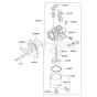 Carburettor for Kawasaki KWT30A Pump