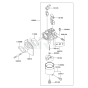 Carburettor for Kawasaki KWT40A Pump