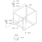 Frame / Coupling for Kawasaki KWT40A Pump